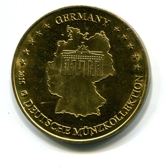 2015 Germany Brandenburg Gate Medal (b562-10) - Picture 2 of 2